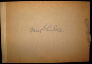 Libro de Dibujos de Hans Liska "Kriegs-Skizzenbuch" 1944