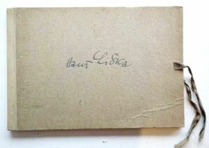 Libro de Dibujos de Hans Liska "Kriegs-Skizzenbuch" 1944