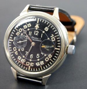 Luftwaffe/ Reloj "Doxa" de Plata Alemana