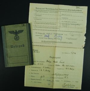 Wehrpass/ Inf Regt Mot 119,Pz Gren Div 25