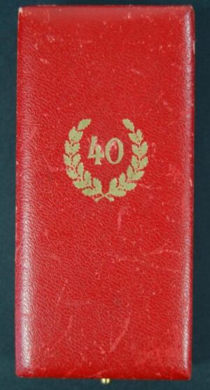 NSDP/ Case for the Medal for 40 years of Long Service