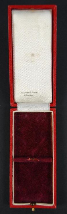 NSDAP/ Estuche Medalla "40" Años de Servicios