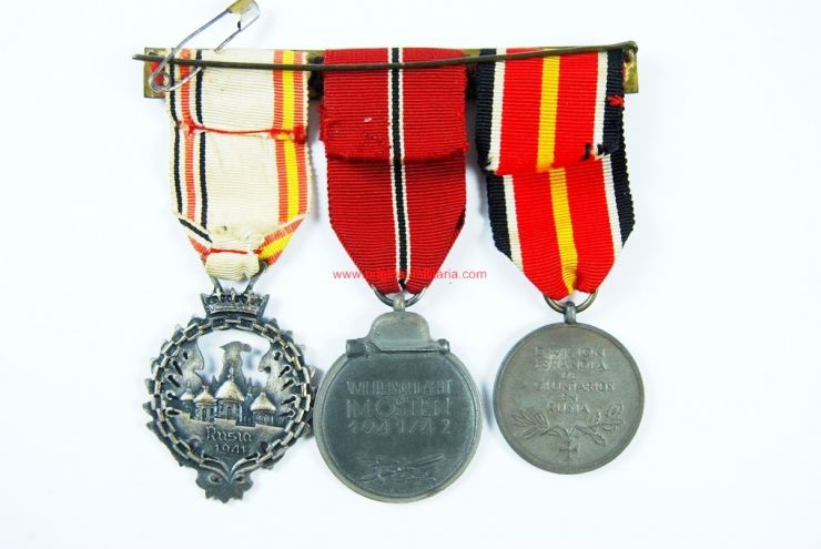 DA/ Pasador con Tres Medallas
