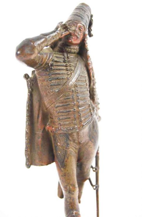 Siglo XIX, Figura de Bronce de un Húsar