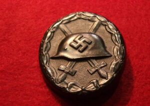 Distintivo de Herido en Negro
