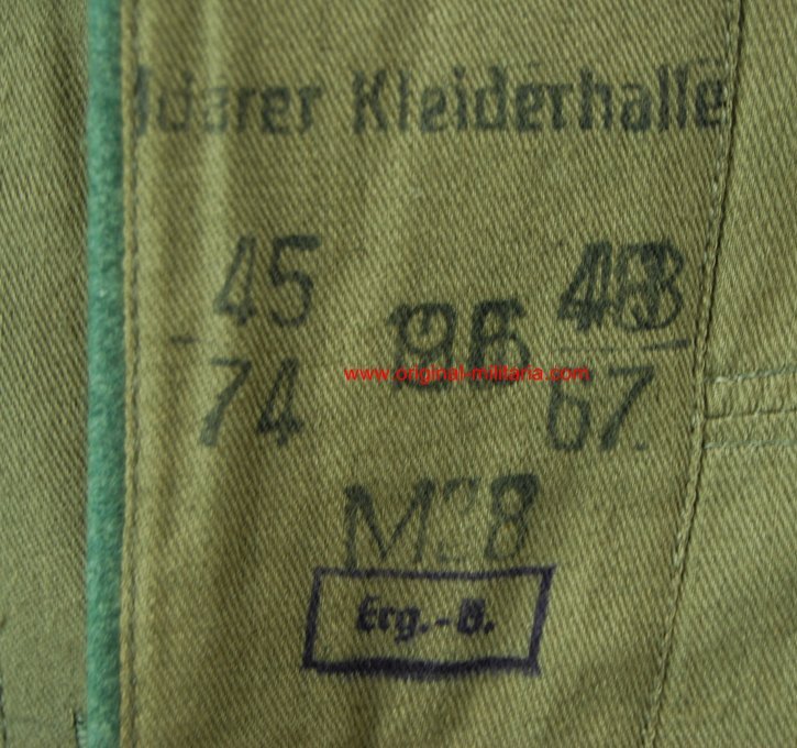 Feldbluse "M36/38" de Unteroffizier de Infantería