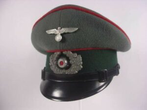 Gorra de Plato de Suboficial de Artillería.