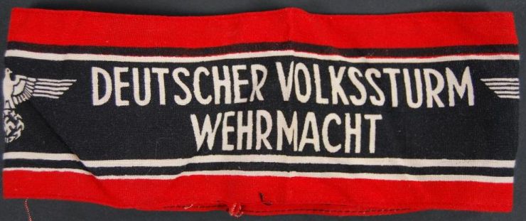 Brazalete "Deutscher Volkssturm Wehrmacht"