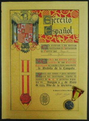 LC/ Concesión y Medalla de la Campaña
