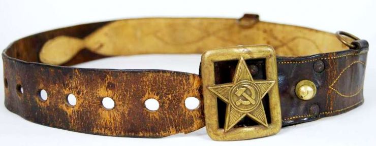 Cinturón M35 para Comandantes del RKKA con Hebilla de Estrella
