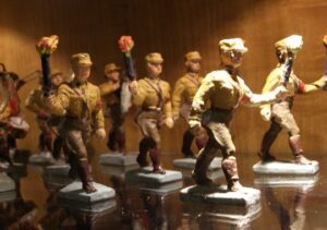 Banda de música tropas "SA"  de figuras "Lineol" ww2.