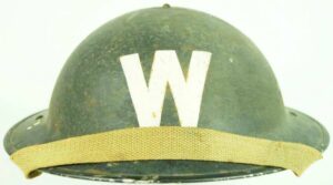 Casco Inglés Defensa Civil "MK-I, 1935"