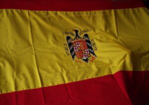 Bandera de España con Águila Imperial