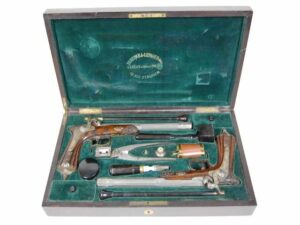 Estuche con Pareja de Pistolas de Duelo "Lepage, 1860"