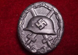 Distintivo de Herido en Negro ww2.