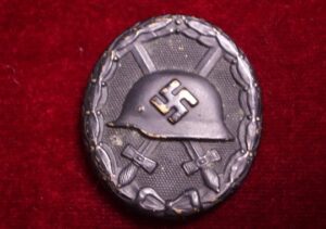 Distintivo de Herido en Negro