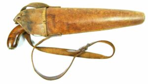 Pistola Belga de 2 Cañones con Funda de Escolta de Carrozas