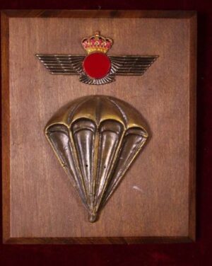 Metopa de Paracaidistas en Bronce.