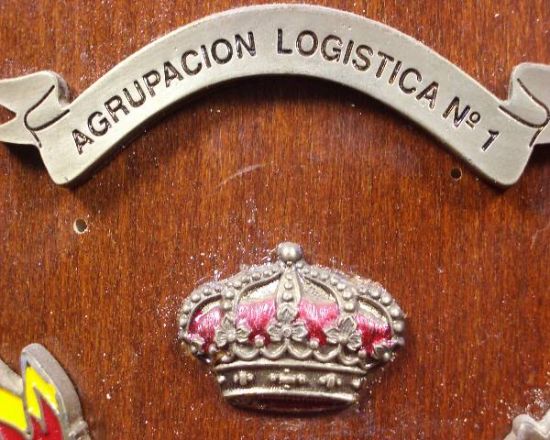 Metopa Años 80 de la Agrupación Logistica nº 1.