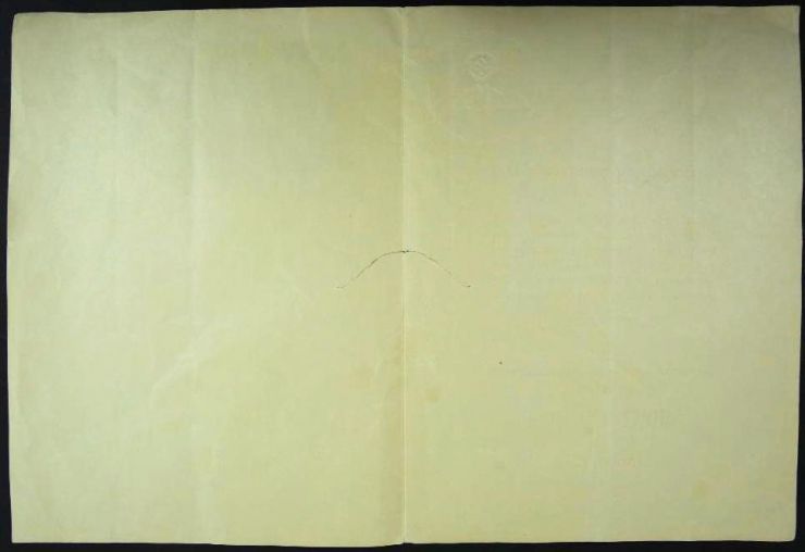 Documento con Firma Faccímil de Hitler y Firma Autografa de "Otto Georg Thierack"
