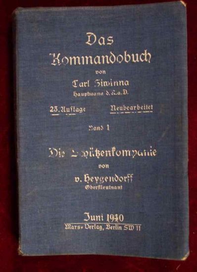Manual Militar Alemán de 1940.