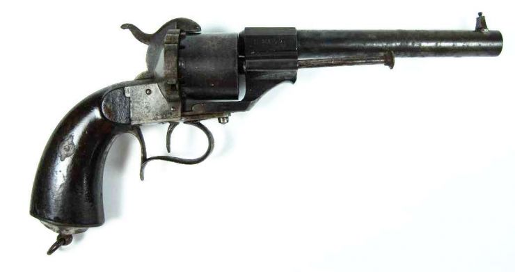 Pistola-Revólver Militar Español "Lefaucheurx" M1858