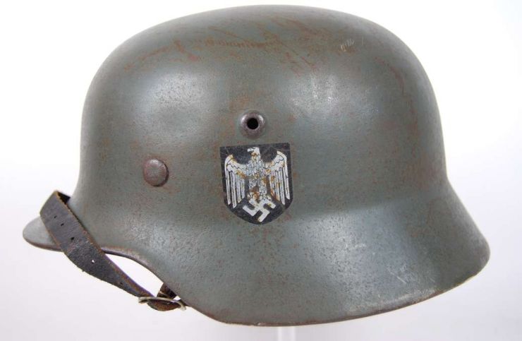 Wehrmacht, Casco M40 de Doble Calca