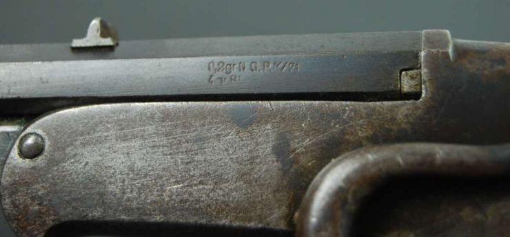 Alemania, Pistola de Tiro de Sala, Segunda Mitad Siglo XIX