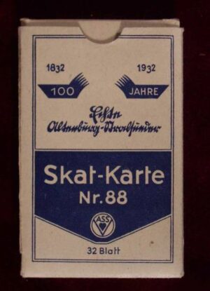 Baraja de Cartas Alemana (Spielkarten in Büsche)