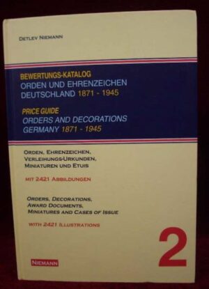 Catalogo de Precios de Medallas Detlev Niemann
