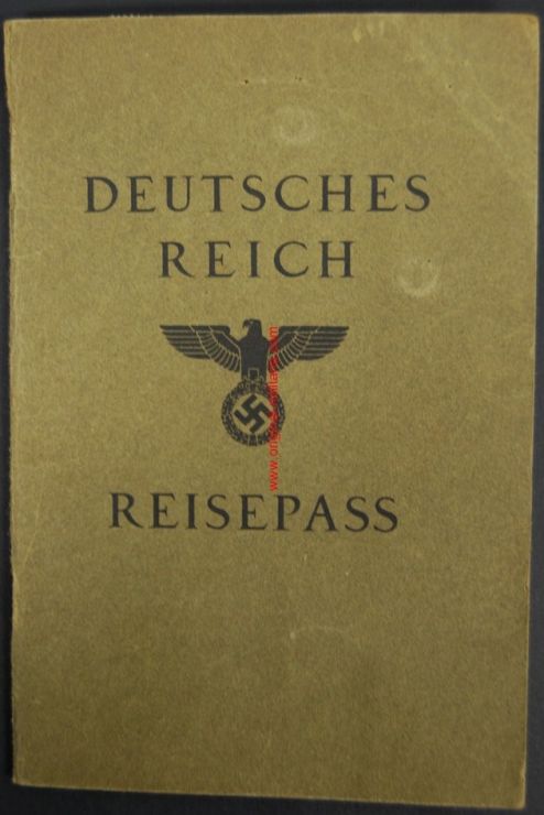Pasaporte Alemán de una Monja, 1938