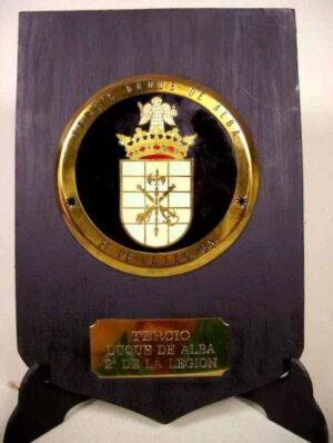 Metopa del Tercio Duque de Alba 2º de la Legión.