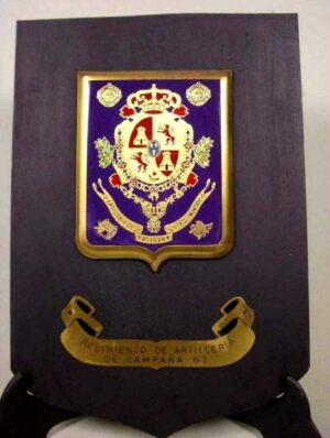 Metopa del Regimiento de artillería de Campaña 63.