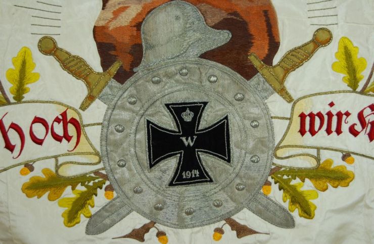 Estandarte de la Asociación de Veteranos de Sichertshausen 1924-1928