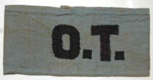 Brazalete de la Organización "Todt"
