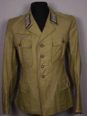 Guerrera de Oficial de Artillería del AfrikaKorps