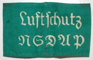 NSDAP/Luftschutz Armband. This model is very rare and features its "RZM" label. Hard to Find!!