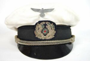 KM/ Gorra de Plato Desmontable de Verano de Oficial Administrativo