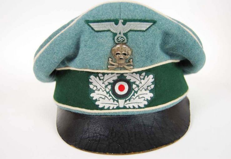 Gorra de Plato "Alter art" de Oficial del 17 Reg. de Infantería de  Braunschweig