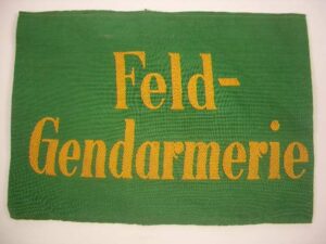 Brazalete de la "Feld-Gendarmerie"