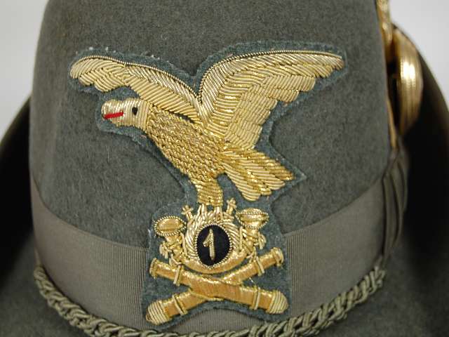 Cappello de Subteniente de Artillería de Campaña Alpina WW2