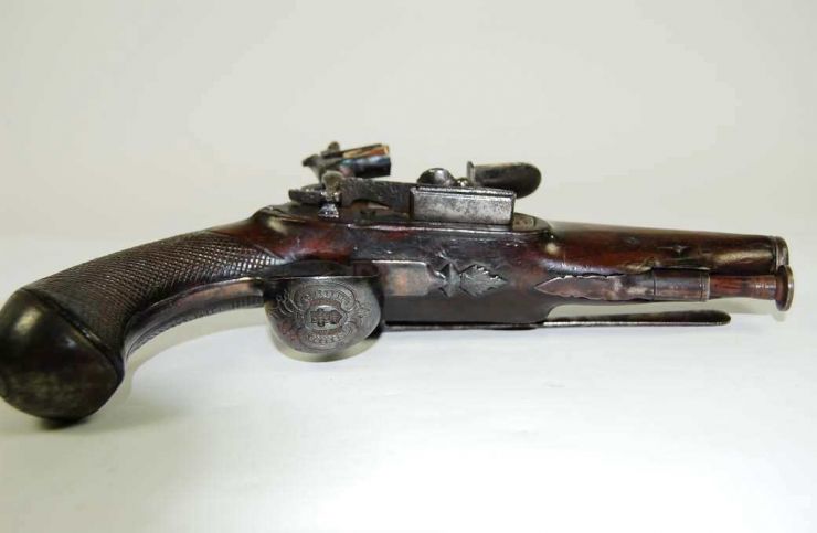 Pistola de Pedernal  de 1821 de "Urquiola"