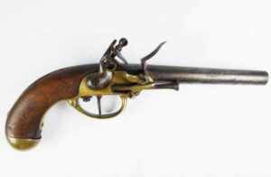 Pistola Reglamentaría Francesa de Caballería M1777, 1er Modelo