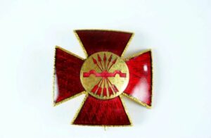 Placa de Falange Esmaltada al Fuego
