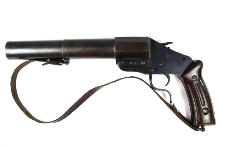 Pistola Militar de Señales Suiza WW1