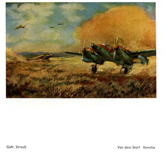 Libro de Dibujos "Das Bild des Krieges" de Pintores Alemanes de 1942