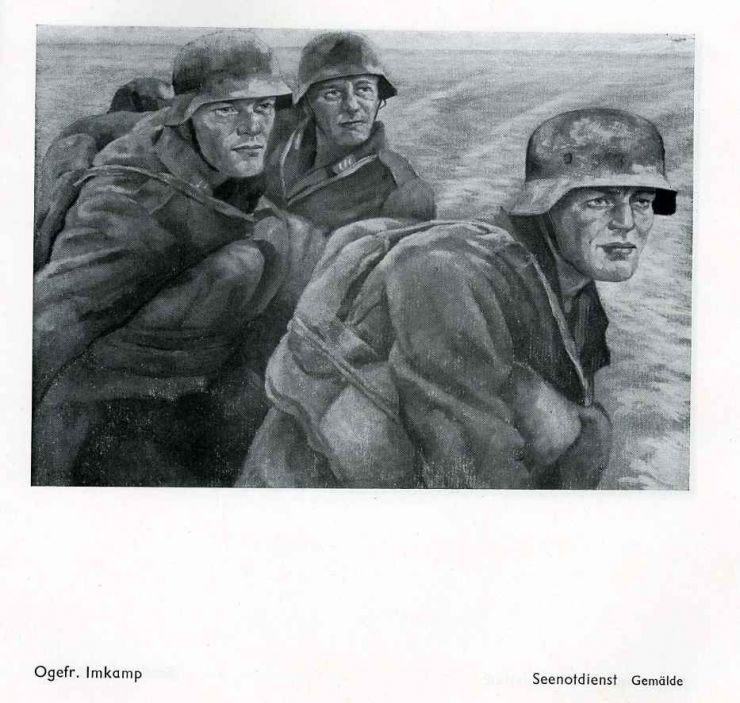 Libro de Dibujos "Das Bild des Krieges" de Pintores Alemanes de 1942
