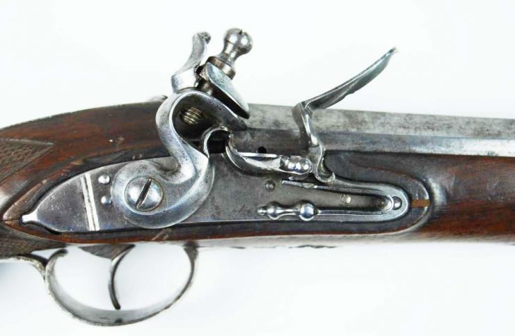 Pistola Española de Pedernal Firmada por "Alberdi", circa 1800
