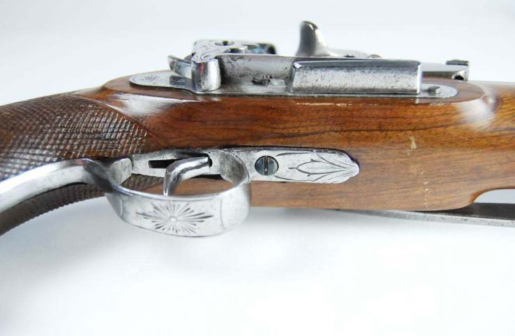 Pistola de Pistón de "Antonio Alberdi" Eibar, 1852