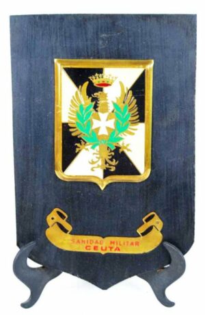 Metopa Epoca de Franco "Sanidad Militar de Ceuta" época Franco